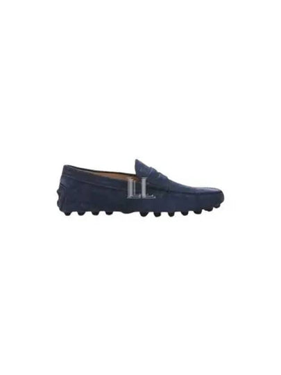 Gommino Bubble Suede Driving Shoes Navy - TOD'S - BALAAN 2