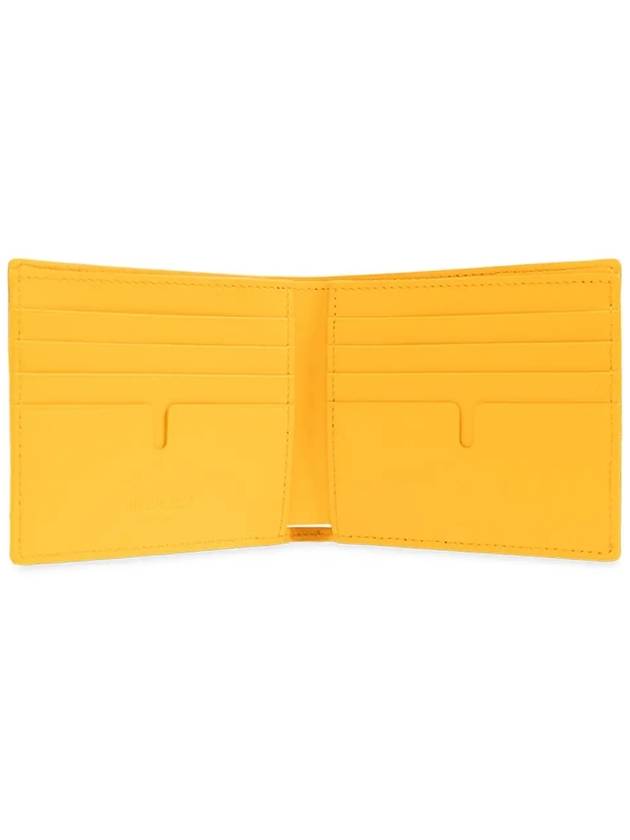 Check Half Wallet Yellow - BURBERRY - BALAAN 4