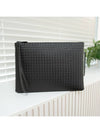 Intrecciato Strap Clutch Bag Brown - BOTTEGA VENETA - BALAAN 2