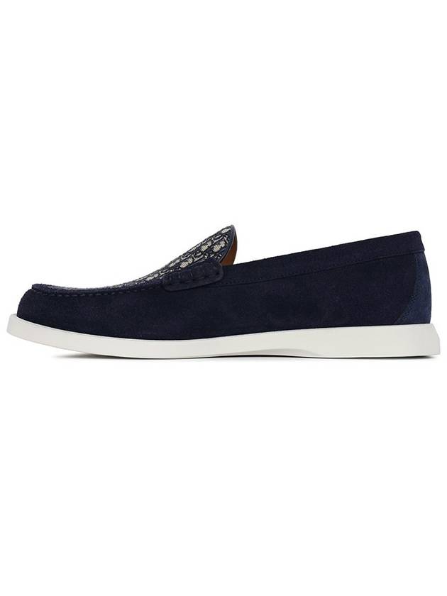 Granville Suede Loafers Blue Beige - DIOR - BALAAN 3