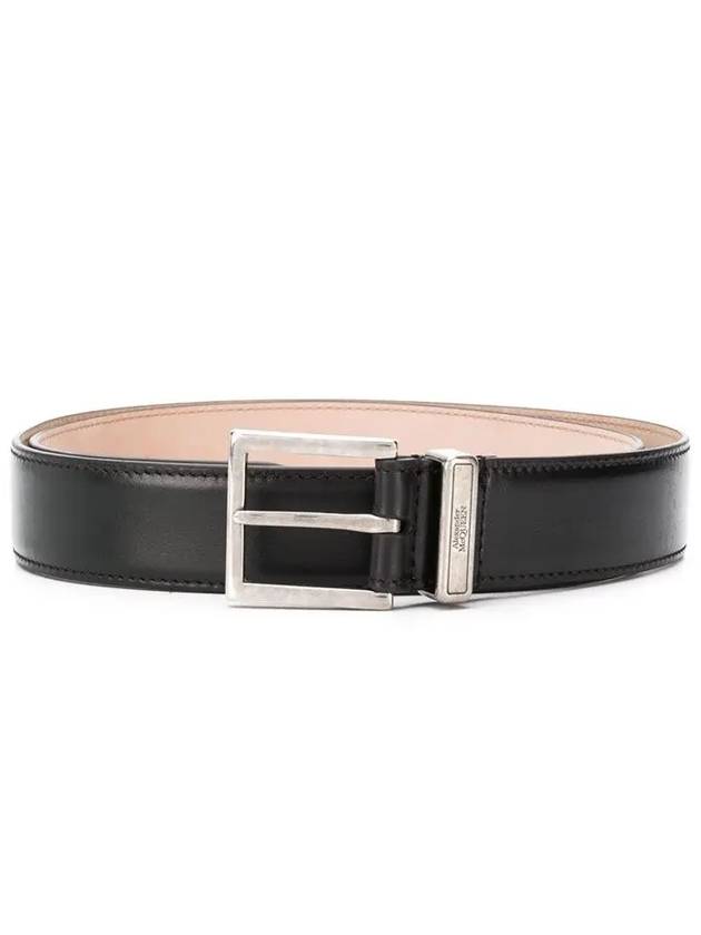 Logo engraved belt 625540 1XI0Y - ALEXANDER MCQUEEN - BALAAN 3