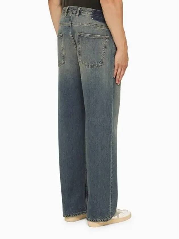 Journey Wide Leg Wash Jeans Blue - GOLDEN GOOSE - BALAAN 7