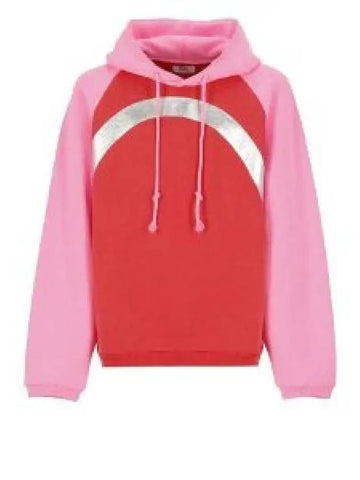 Rainbow Hoodie Knit Pink 07T033 Hooded Sweatshirt 1180302 - ERL - BALAAN 1