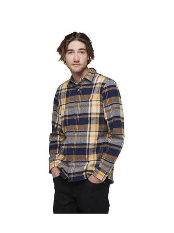 BLACK DIAMOND Project Flannel Shirt MENS - BLACK & BROWN - BALAAN 1