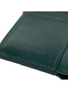 Cassette Tri-Fold Zipper Half Wallet Emerald Green - BOTTEGA VENETA - BALAAN 9