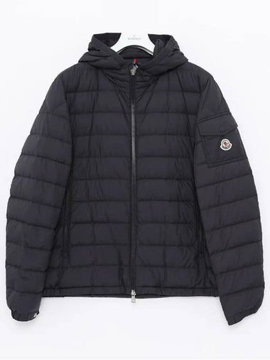 Galion patch logo hooded padded men s jacket 1A00132 549SK 779 - MONCLER - BALAAN 1