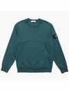 Wappen Patch Crew Neck Sweatshirt Green - STONE ISLAND - BALAAN 2