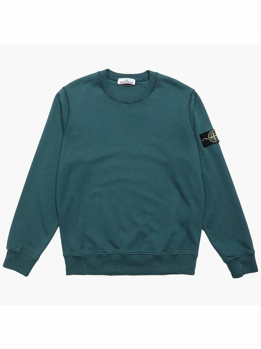 Wappen Patch Crew Neck Sweatshirt Green - STONE ISLAND - BALAAN 2