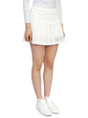 Trans Pleated Skirt White - HORN GARMENT - BALAAN 4