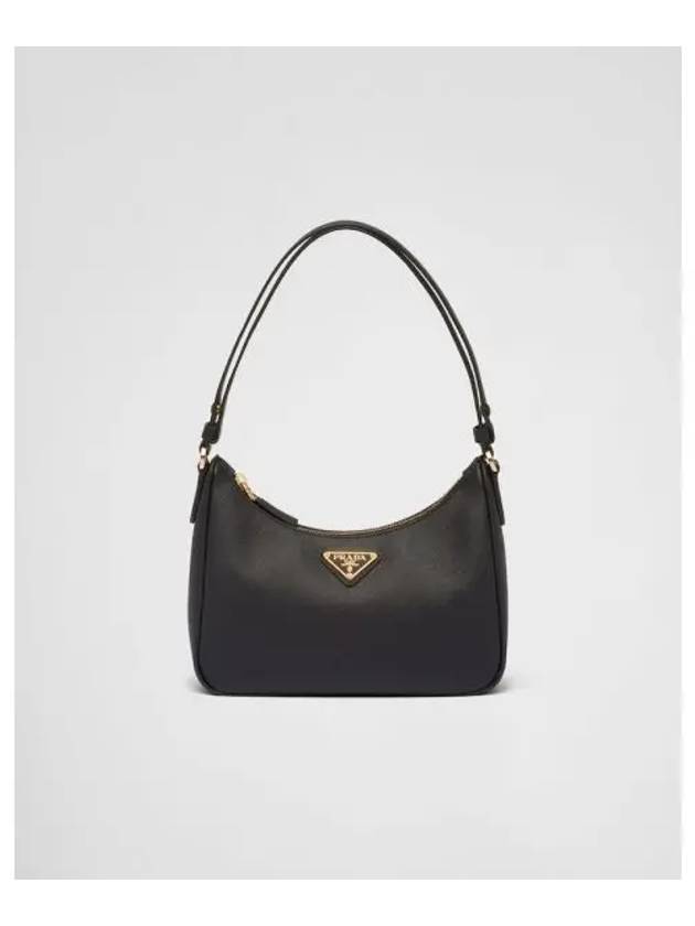 Re-Edition Saffiano Leather Mini Bag Black - PRADA - BALAAN 2