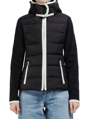 Grenoble color combination hooded down cardigan 8G00025 8909Y 999 - MONCLER - BALAAN 1