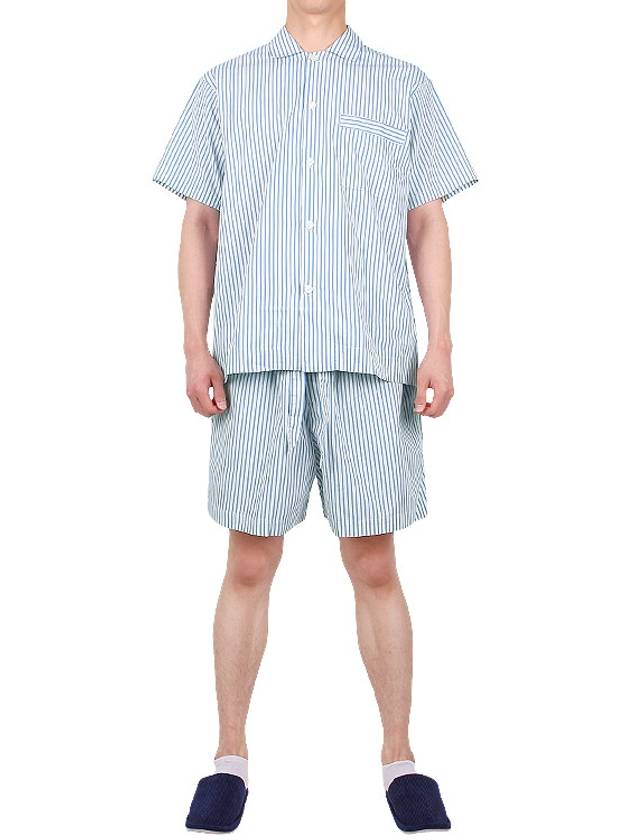 Poplin Striped Pajama Short Pants SWS PB - TEKLA - BALAAN 6