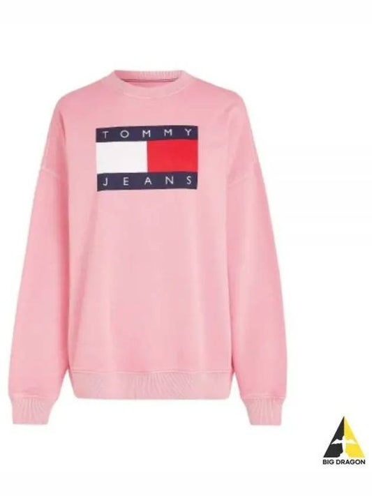 Tommy Hilfiger JEANS FLAG CREW NECK DW18623 THA sweatshirt - TOMMY HILFIGER - BALAAN 1