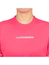 Kim short sleeve t-shirt pink - J.LINDEBERG - BALAAN 7