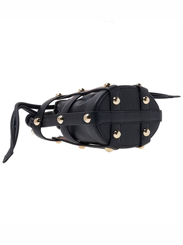 Cage Bag Small Bucket Bag Black - SALVATORE FERRAGAMO - BALAAN 6