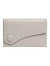 Saddle Slim Mini Transportation Card Wallet Warm Gray - LE MASQUE - BALAAN 3