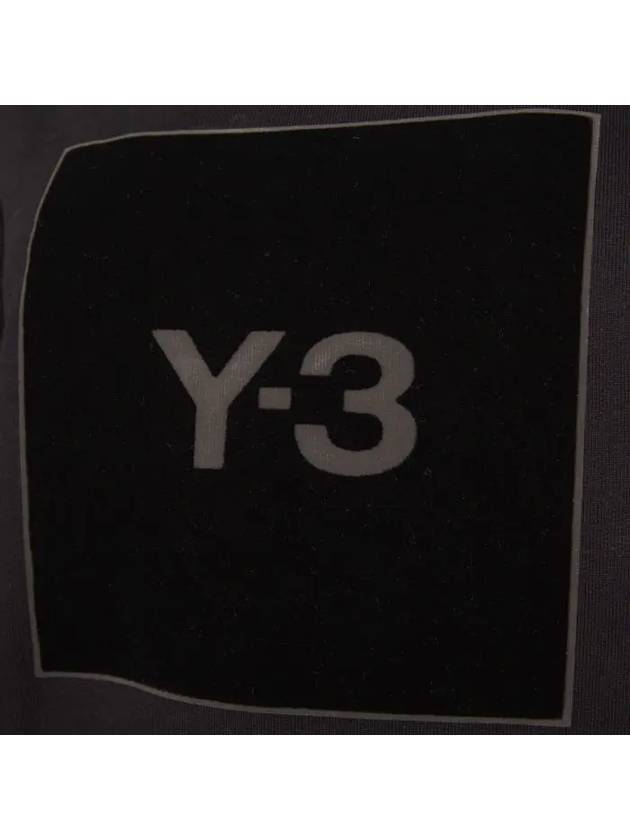 Square Logo Print Sweatshirt Black - Y-3 - BALAAN 4