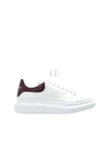 Oversized Burgundy Tab Low Top Sneakers White - ALEXANDER MCQUEEN - BALAAN 2