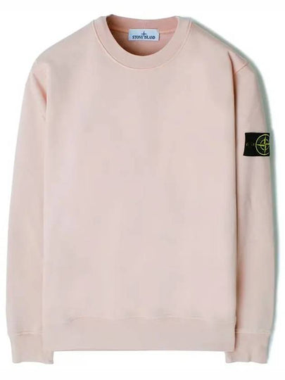 6100044 Organic Cotton Fleece Sweatshirt Antique Rose - STONE ISLAND - BALAAN 2