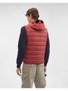 Shell R Mix Goggle Hooded Padded Vest Red - CP COMPANY - BALAAN 4