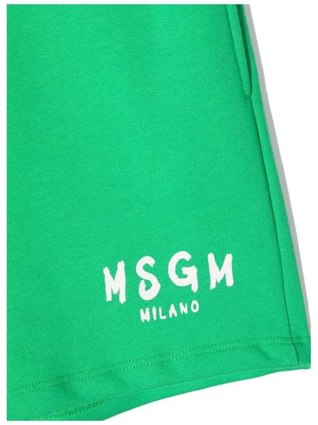 Kids Women s Logo Print Shorts MS028742 080 - MSGM - BALAAN 4