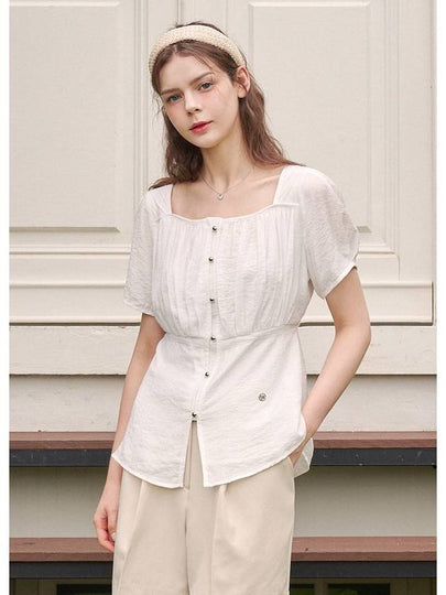 Invisible shirring strap blouse - MICANE - BALAAN 2