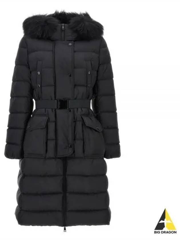 Women's Khloe Long Down Padding Black - MONCLER - BALAAN 2