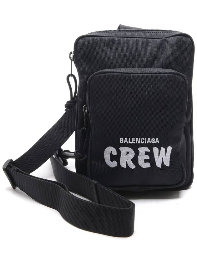 Explorer Messenger Bag Black - BALENCIAGA - BALAAN.