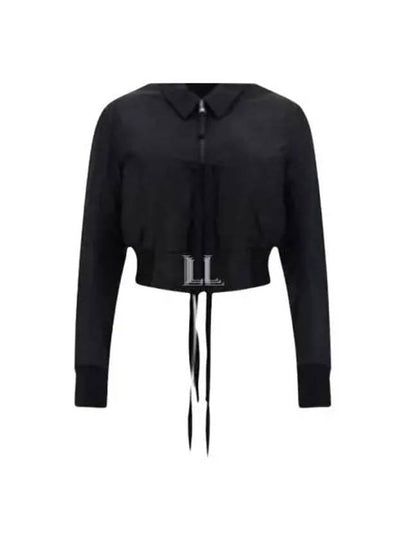 Classic Color Crop Bomber Jacket Black - MAISON MARGIELA - BALAAN 2