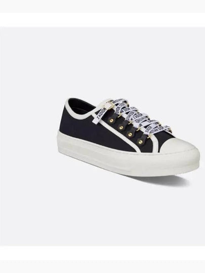 Walk'N' Low Top Sneakers Canvas Black - DIOR - BALAAN 2