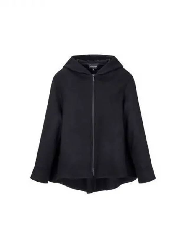 Women s volume hooded zip up jacket black 271108 - EMPORIO ARMANI - BALAAN 1