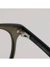 Eyewear Round Horn Rimmed Eyeglasses Black - MONCLER - BALAAN 7