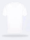 Deer Logo Embroidered Oversized Short Sleeve T-Shirt White - BURBERRY - BALAAN.