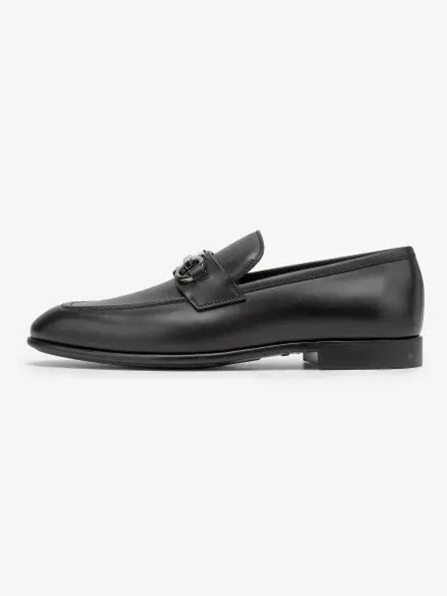 Men's Penny Calfskin Loafers Black - SALVATORE FERRAGAMO - BALAAN 2