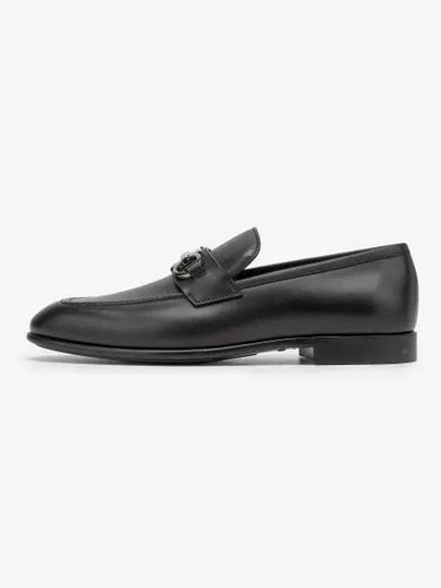 Men's Penny Calfskin Loafers Black - SALVATORE FERRAGAMO - BALAAN 2