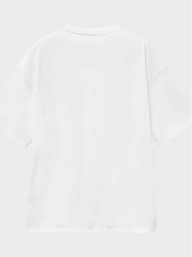 Heavy Cotton Overfit Short Sleeve T-Shirt White - NOIRER - BALAAN 4