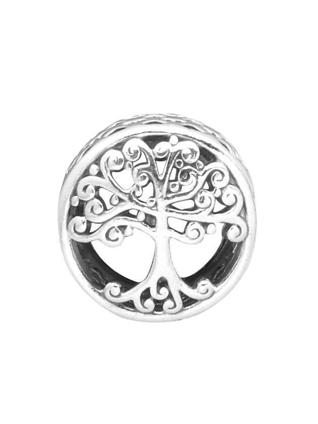 Openwork Family Roots Bracelet Charm Silver - PANDORA - BALAAN 1