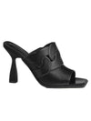 Hanna 95 Sandal Heels Black - HERMES - BALAAN 1