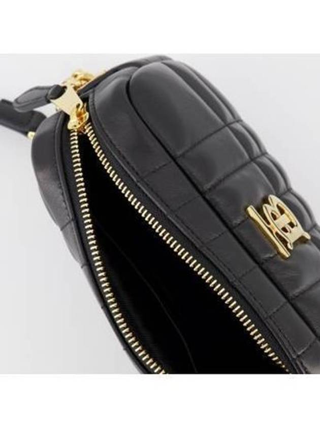 Quilted Leather Mini Lola Camera Shoulder Bag Black - BURBERRY - BALAAN 5