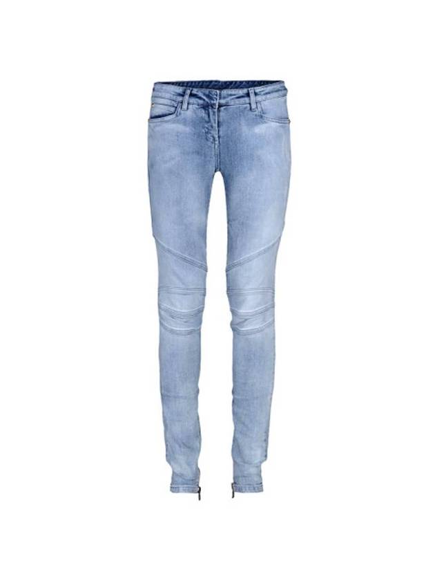 Women's Vintage Skinny Jeans Light Blue - BALMAIN - BALAAN 1