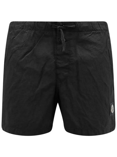 Swimming Nylon Trunk Shorts Black - STONE ISLAND - BALAAN 2