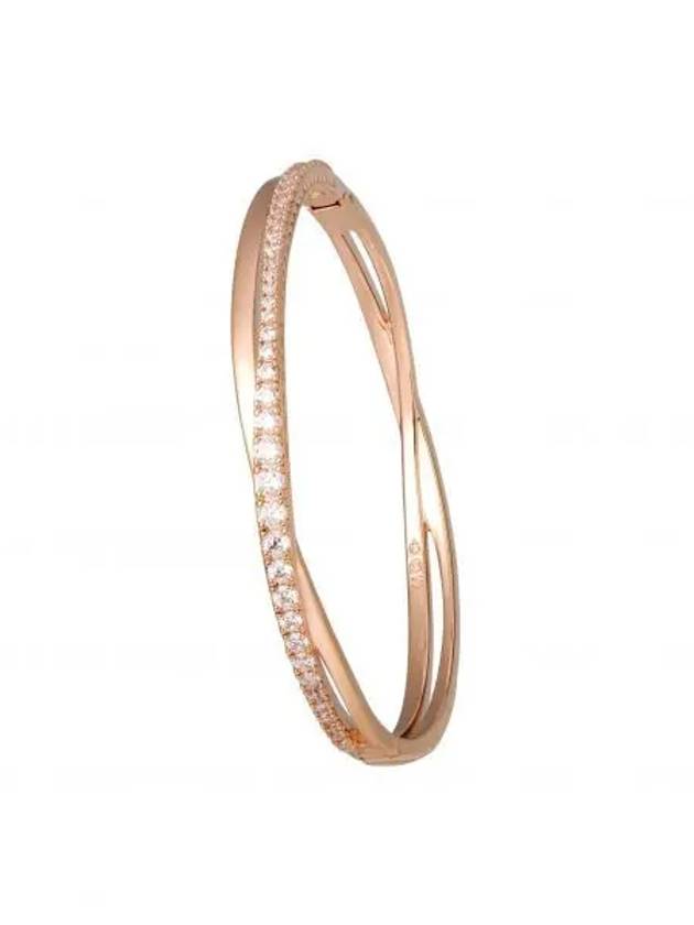 Hyperbola Twisted Crystal Bracelet Rose Gold - SWAROVSKI - BALAAN 2