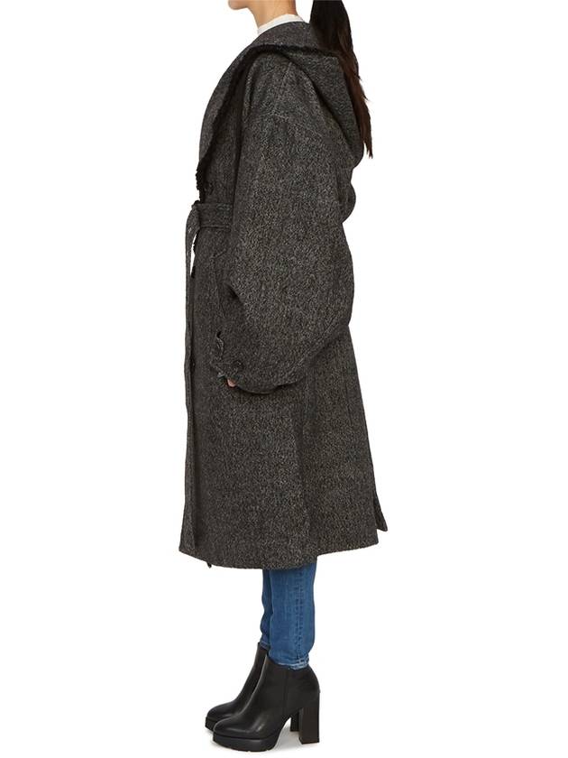 CO0267 PG1393 599 Women s Hooded Long Trench Coat - JW ANDERSON - BALAAN 5