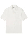 Cotton Overfit Short Sleeve Shirt White - SOLEW - BALAAN 2