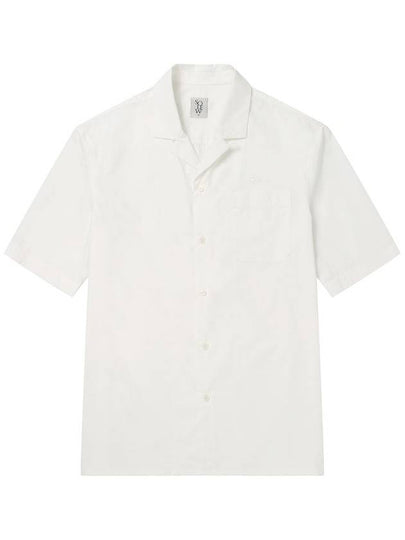 Cotton Overfit Short Sleeve Shirt White - SOLEW - BALAAN 2