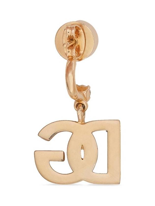 DG Logo Pendant Earrings Gold - DOLCE&GABBANA - BALAAN 4