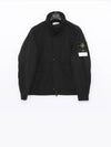 Compass Badge Jacket Black - STONE ISLAND - BALAAN 4