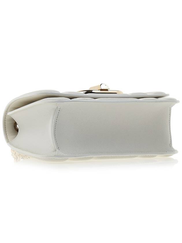 Ferragamo Women s New Gancini Chain Cross Bag 21 4971 OPTIC WHITE 0765519 - SALVATORE FERRAGAMO - BALAAN 5