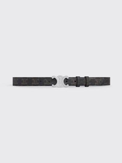 Triomphe Canvas Belt Black - CELINE - BALAAN 2