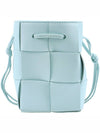 Intrecciato Cassette Small Bucket Bag Blue - BOTTEGA VENETA - BALAAN 6